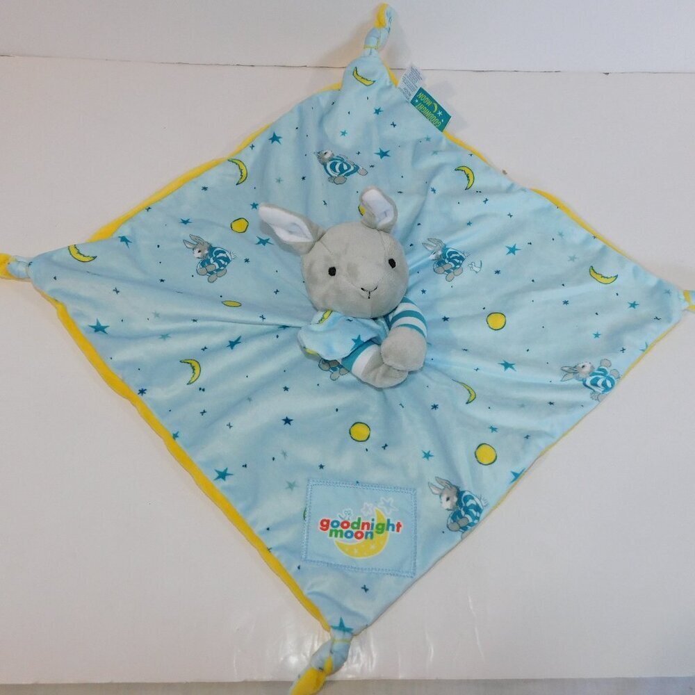 GOODNIGHT MOON  Security Blanket Bunny Rabbit plush Baby Lovey Kids Preferred